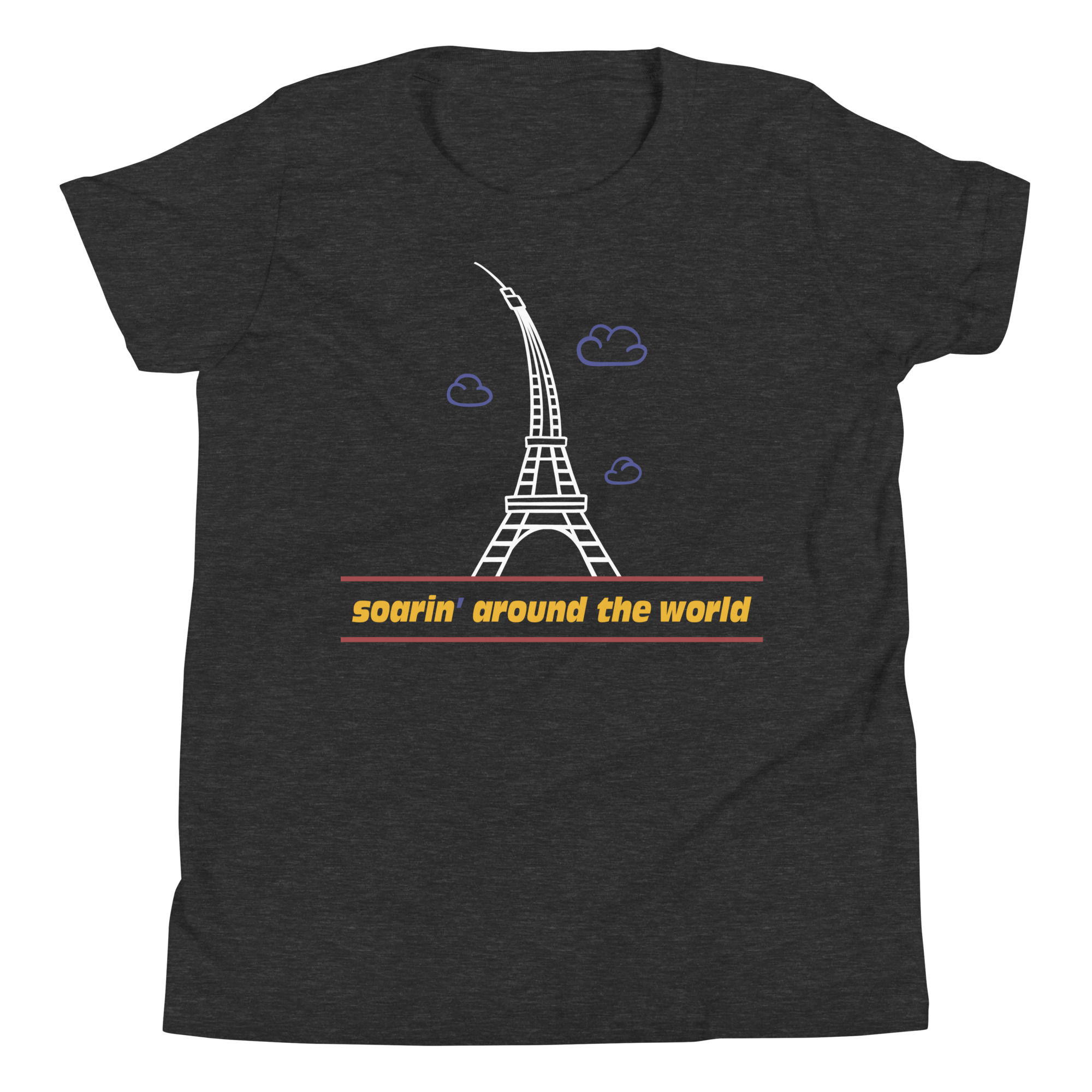Soarin’s Curvy Eiffel Tower Youth T-Shirt