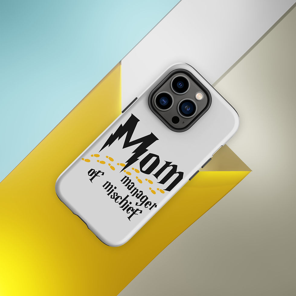 Thumbnail: Mom Manager of Mischief Hogwarts Hufflepuff Tough Case for iPhone®