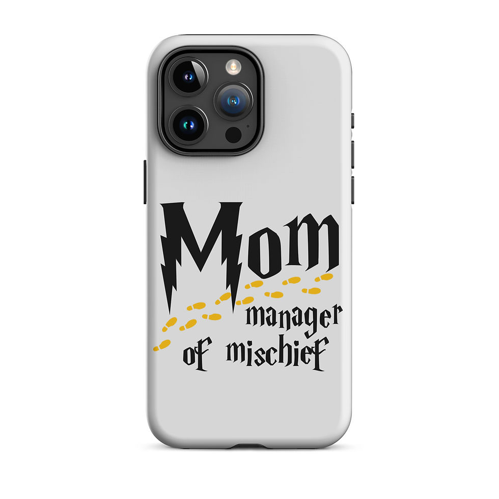 Thumbnail: Mom Manager of Mischief Hogwarts Hufflepuff Tough Case for iPhone®