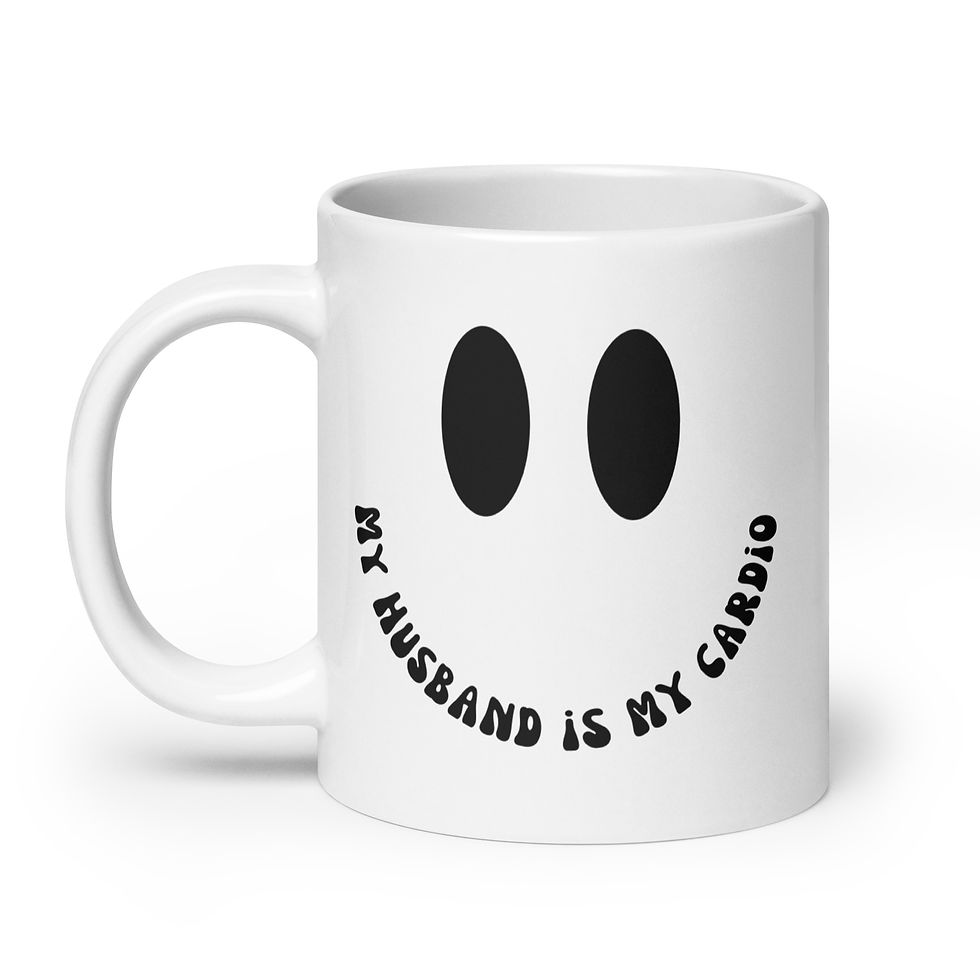 Thumbnail: My Husband Is My Cardio White Coffee Mug