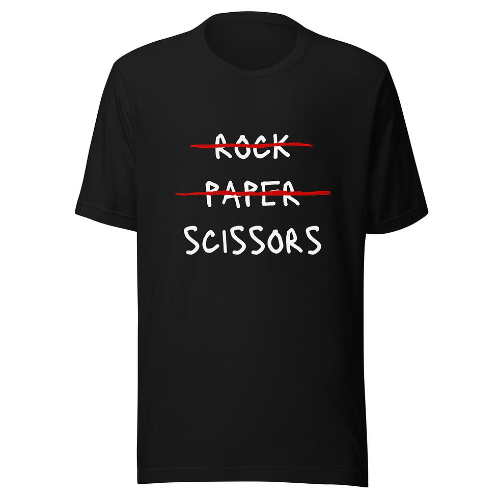 Thumbnail: Rock Paper Scissors Unisex Lesbian Lover T-shirt