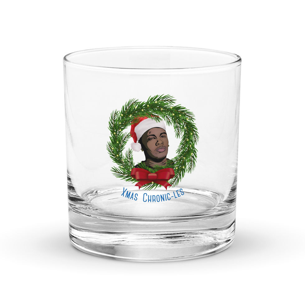 Xmas Chronicles Rocks glass