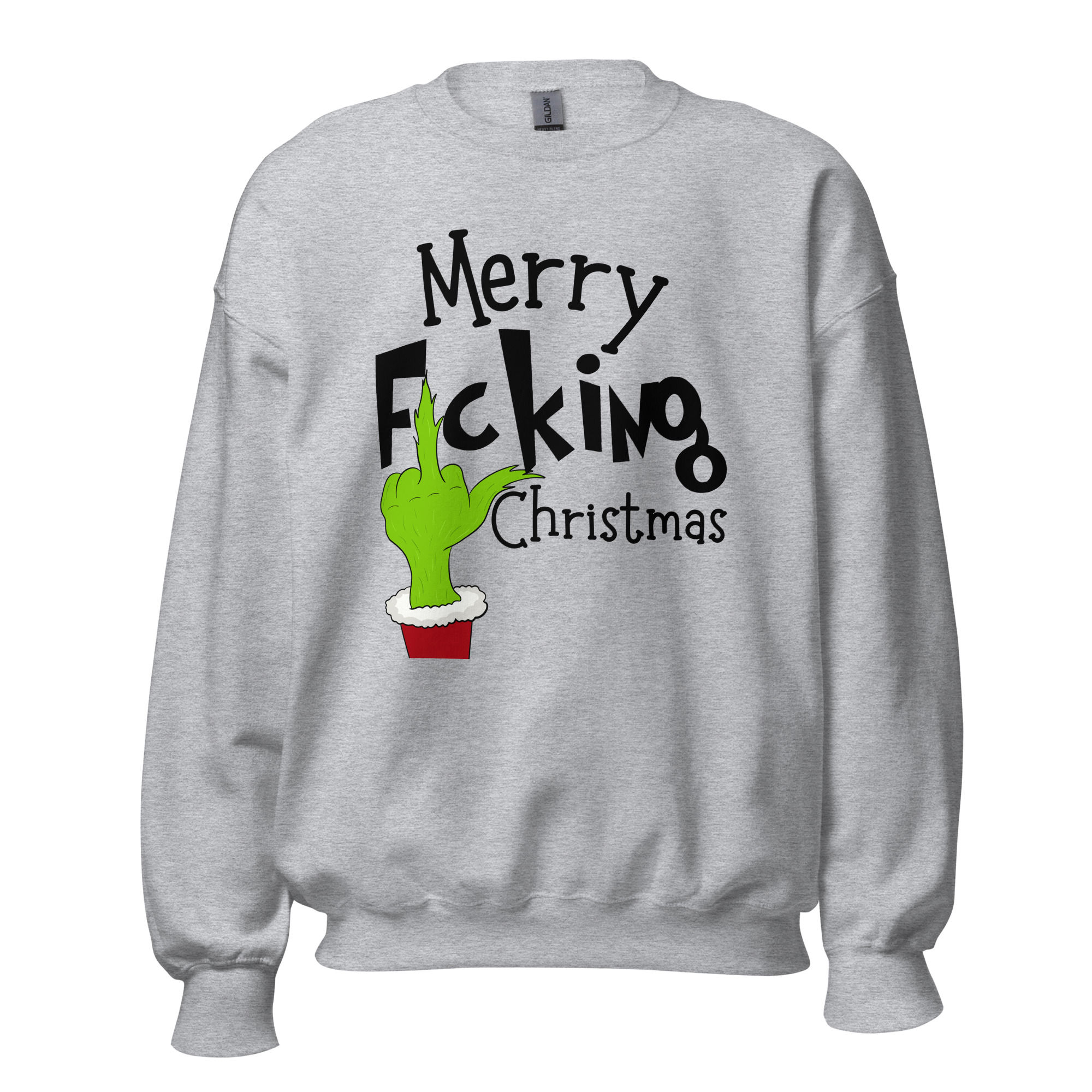 Merry F*cking Christmas Unisex Crewneck Sweatshirt