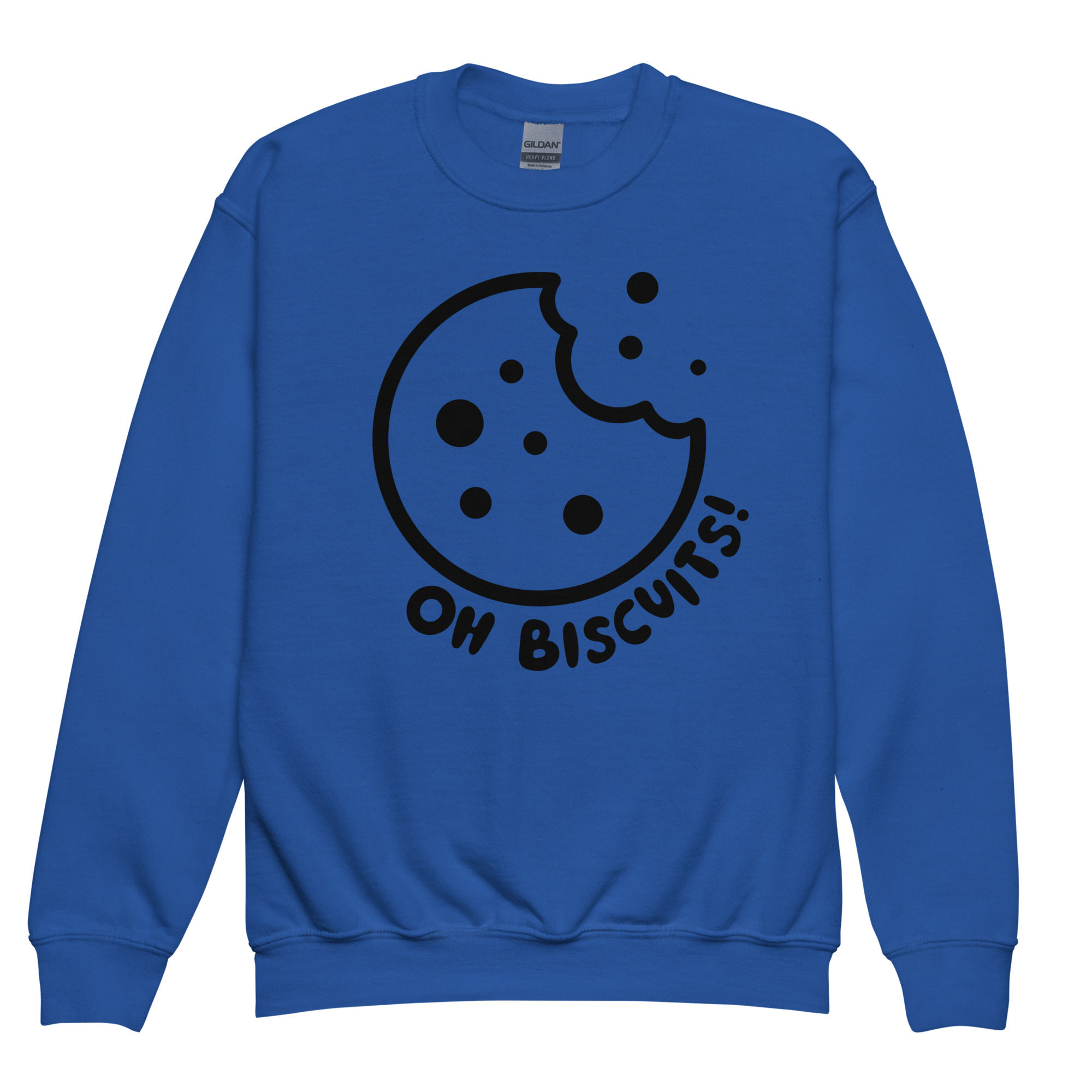 Oh Biscuits! Youth Blue Heeler Crewneck Sweatshirt
