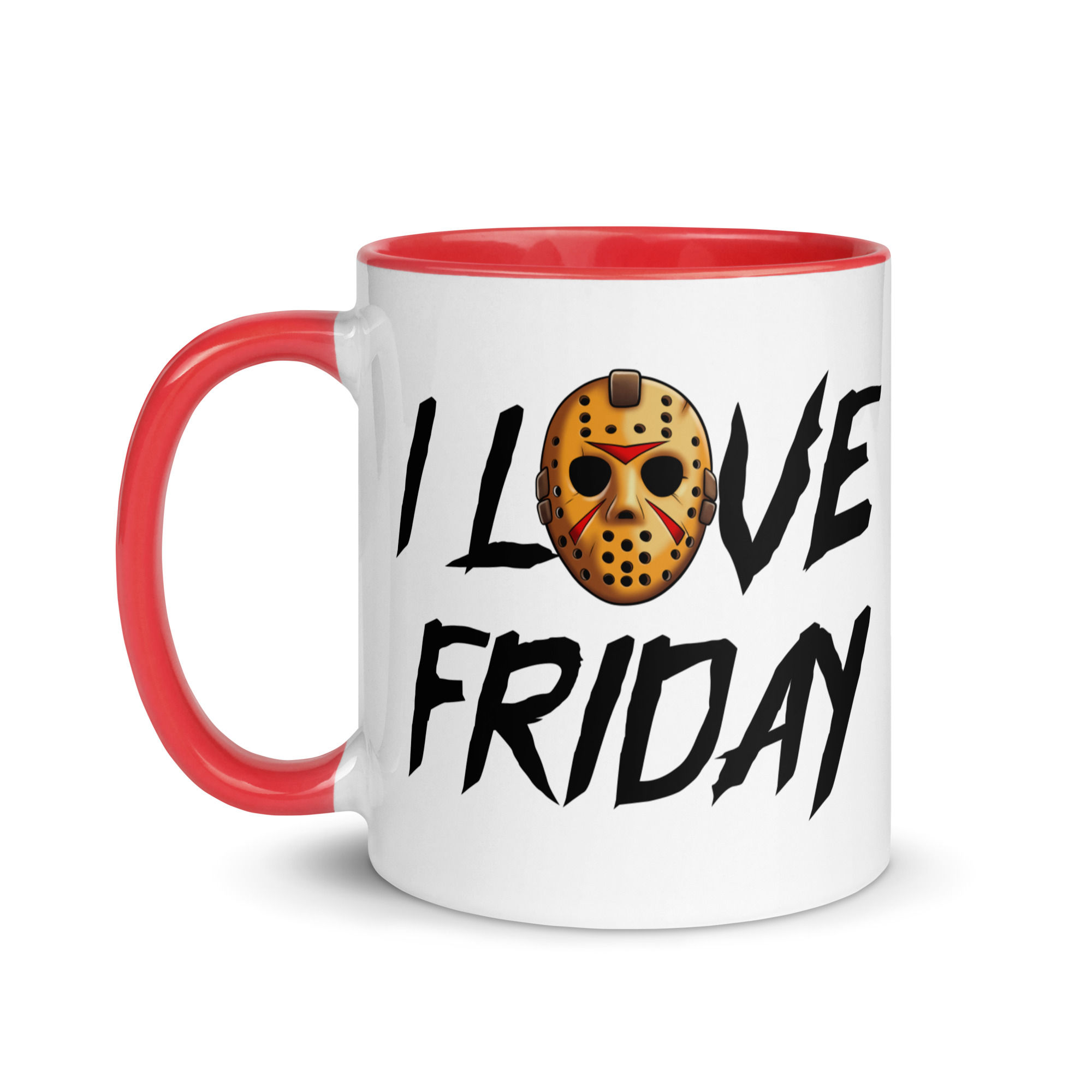 I Love Friday The 13th Coffee Mug with Color Inside