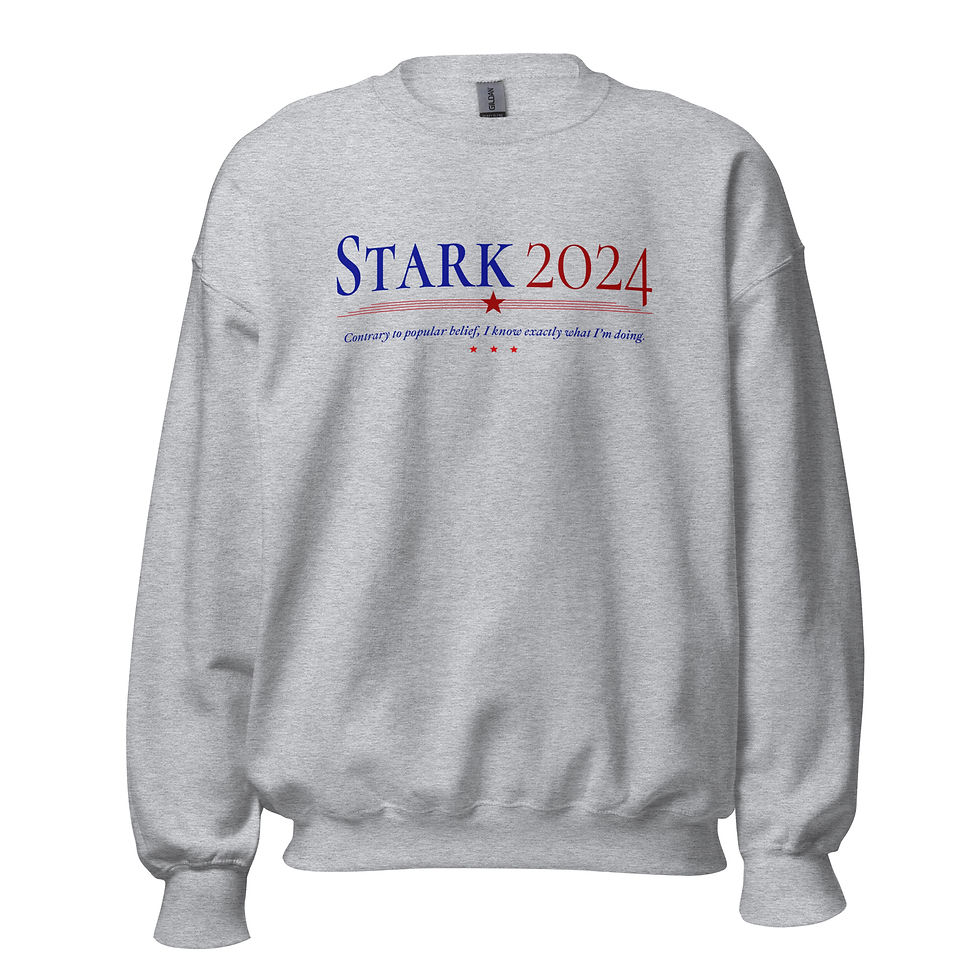 Thumbnail: Vote Tony Stark Unisex Crewneck Sweatshirt
