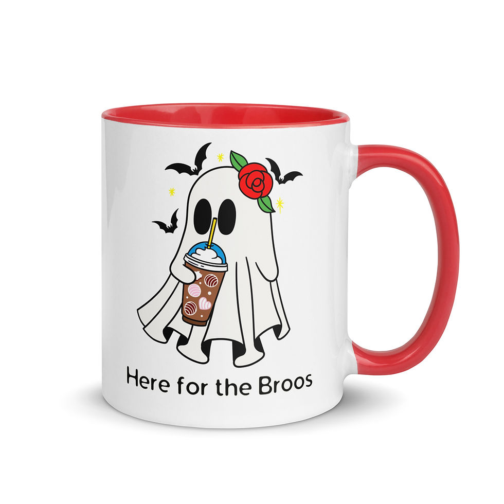 Thumbnail: Here For The Broos Coffee Mug with Color Inside