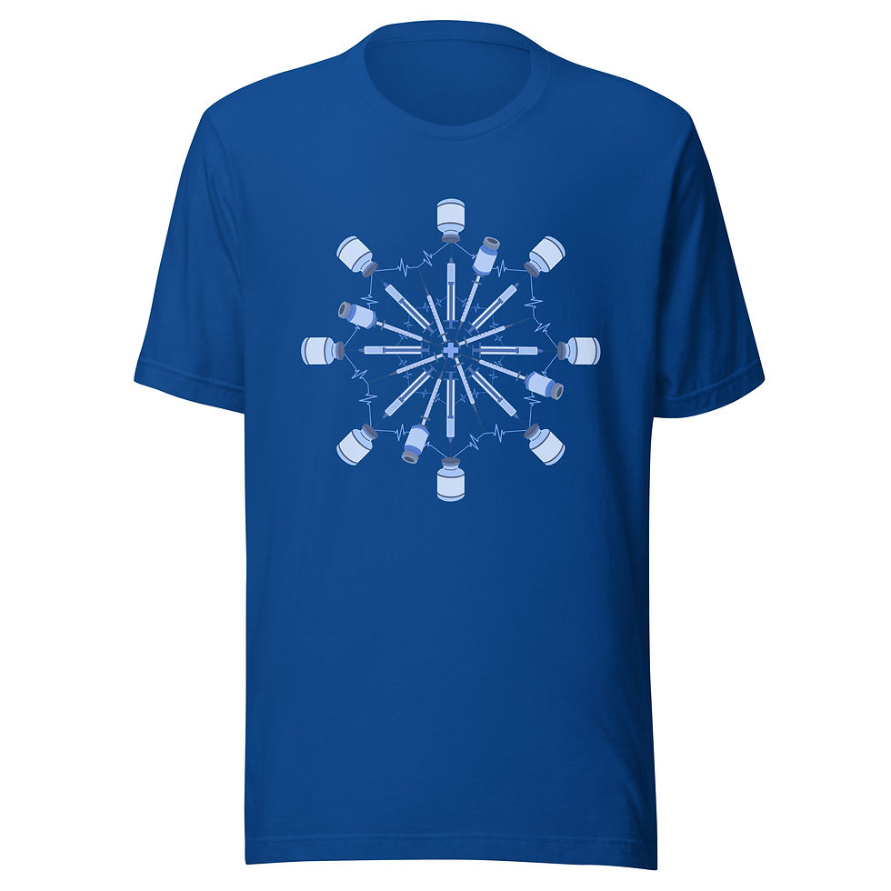 Thumbnail: Injectables Snowflake Unisex T-shirt