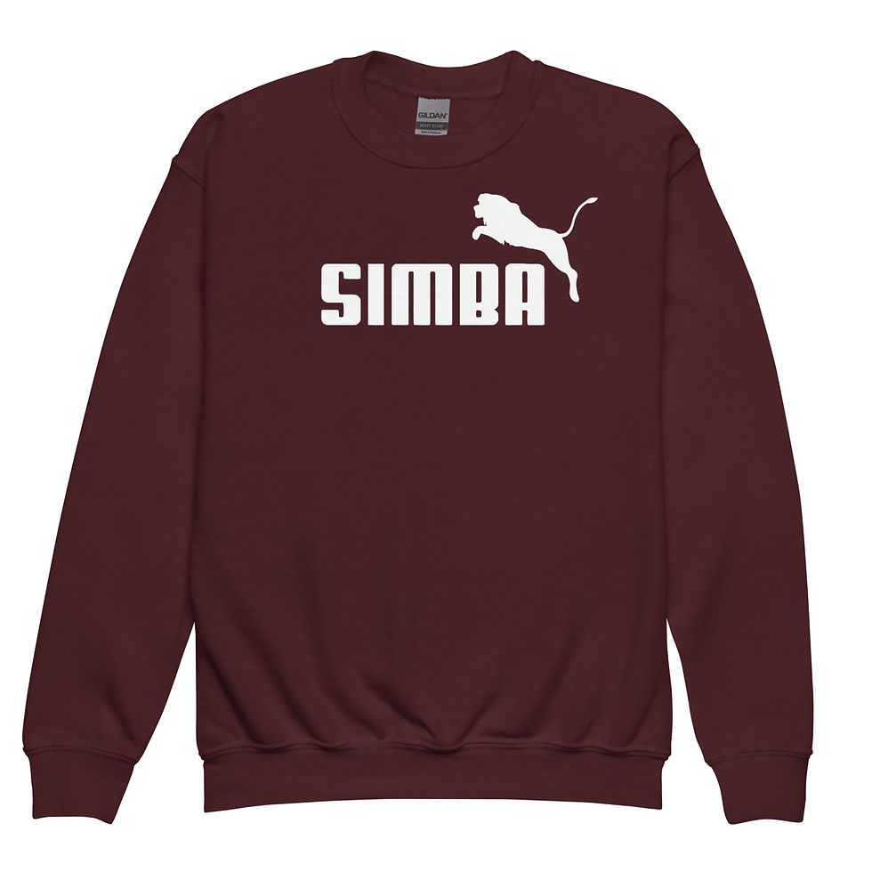 Thumbnail: Simba Athletic Crossover Youth Crewneck Sweatshirt