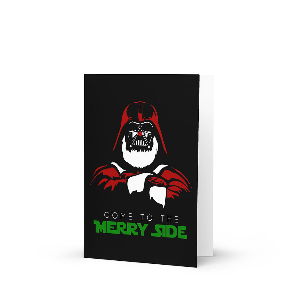 Thumbnail: Come To The Merry Side Blank Greeting card