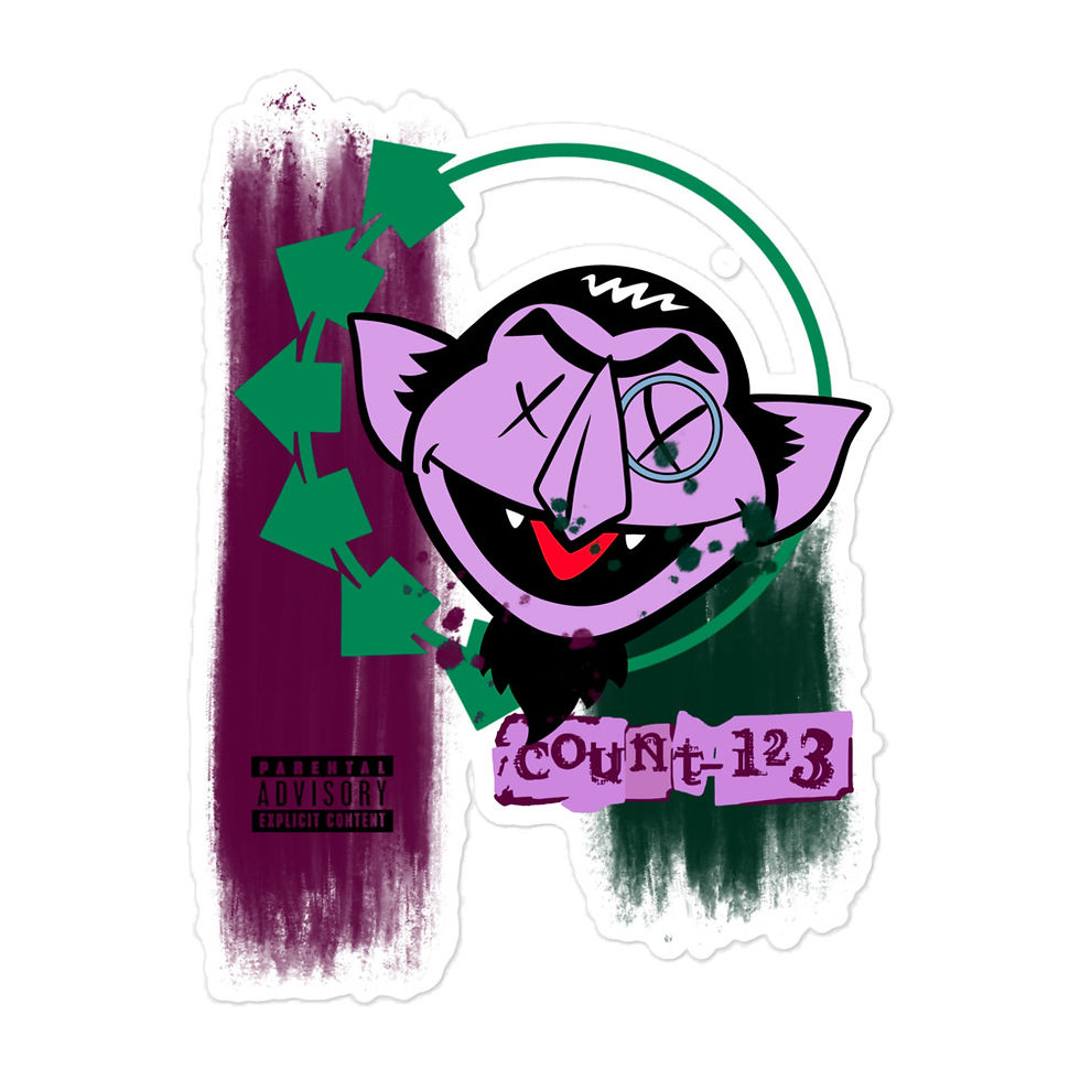 Count-123 Sticker