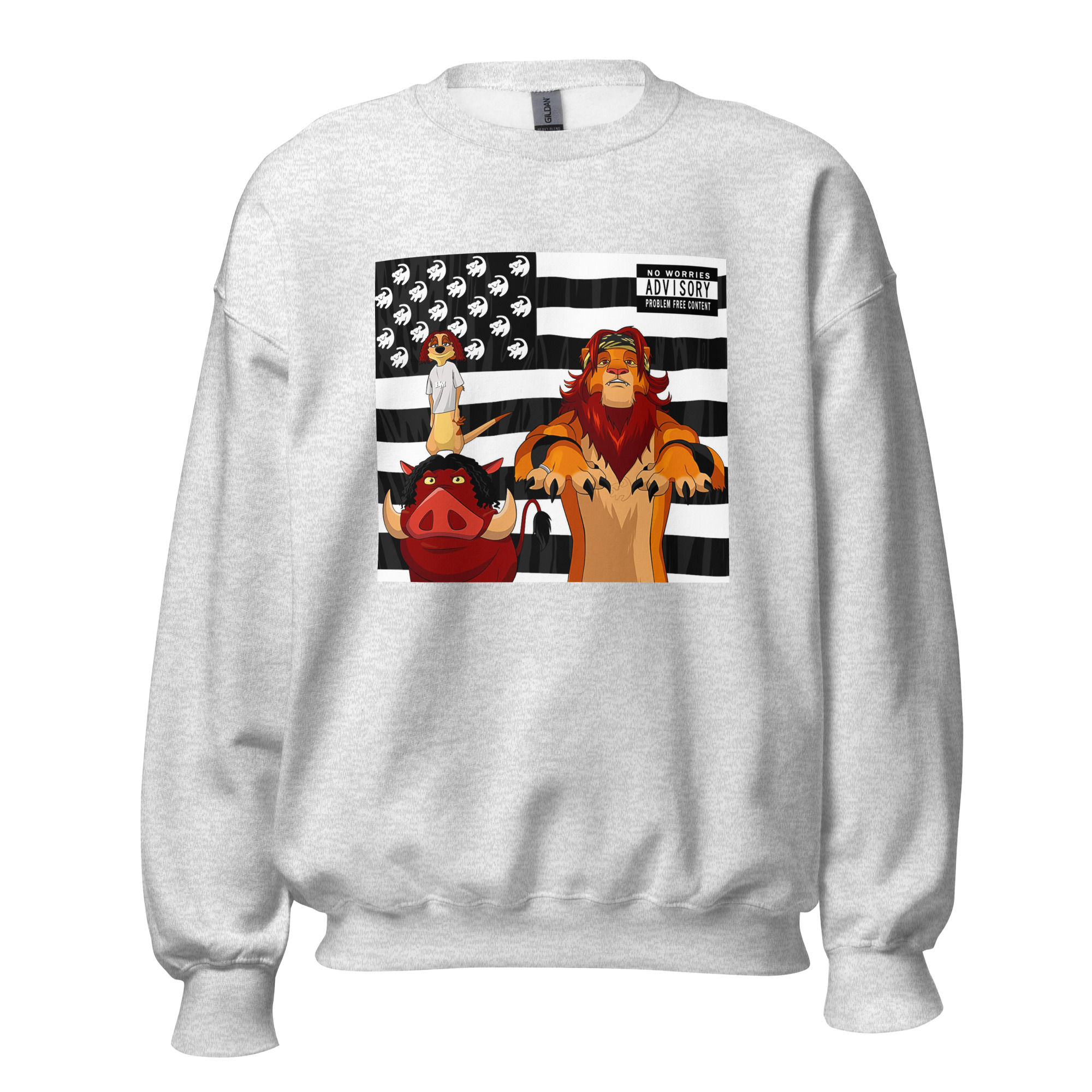Hakuna Makonia Hip Hop Unisex Crewneck Sweatshirt