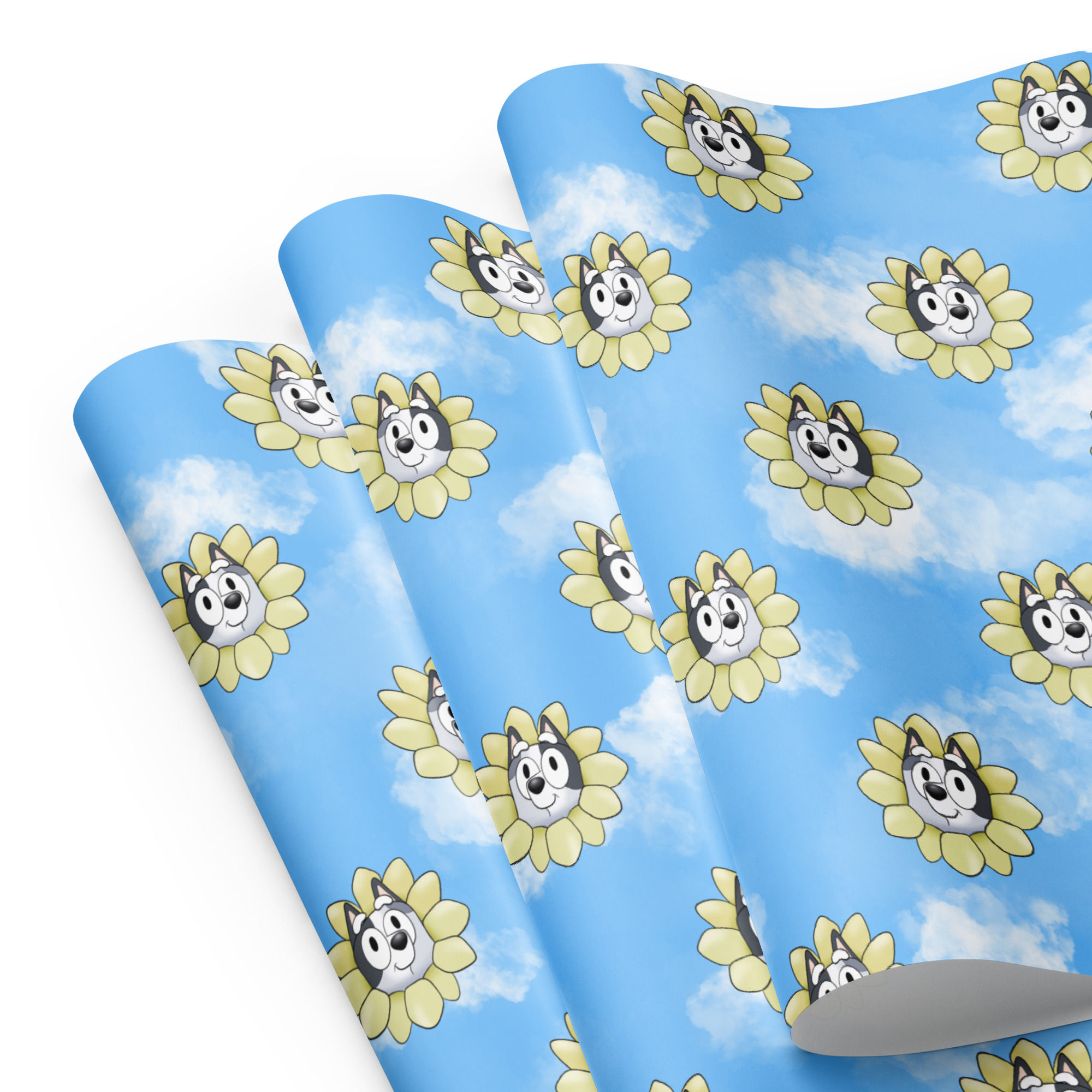 Muffin Flower Cloud Wrapping paper sheets