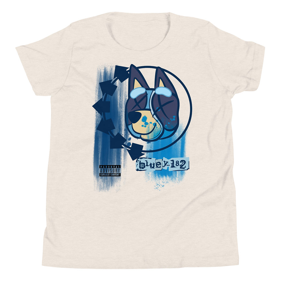Thumbnail: Blue-182 Youth Punk Rock Music Album Mashup T-Shirt