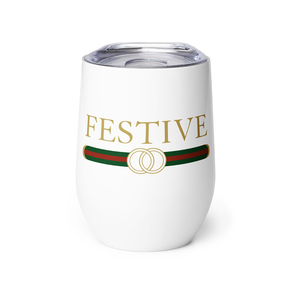 Festive Wine tumbler