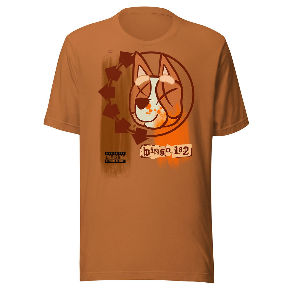Thumbnail: Bingo-182 - Unisex Punk Rock Music Album Mashup T-shirt