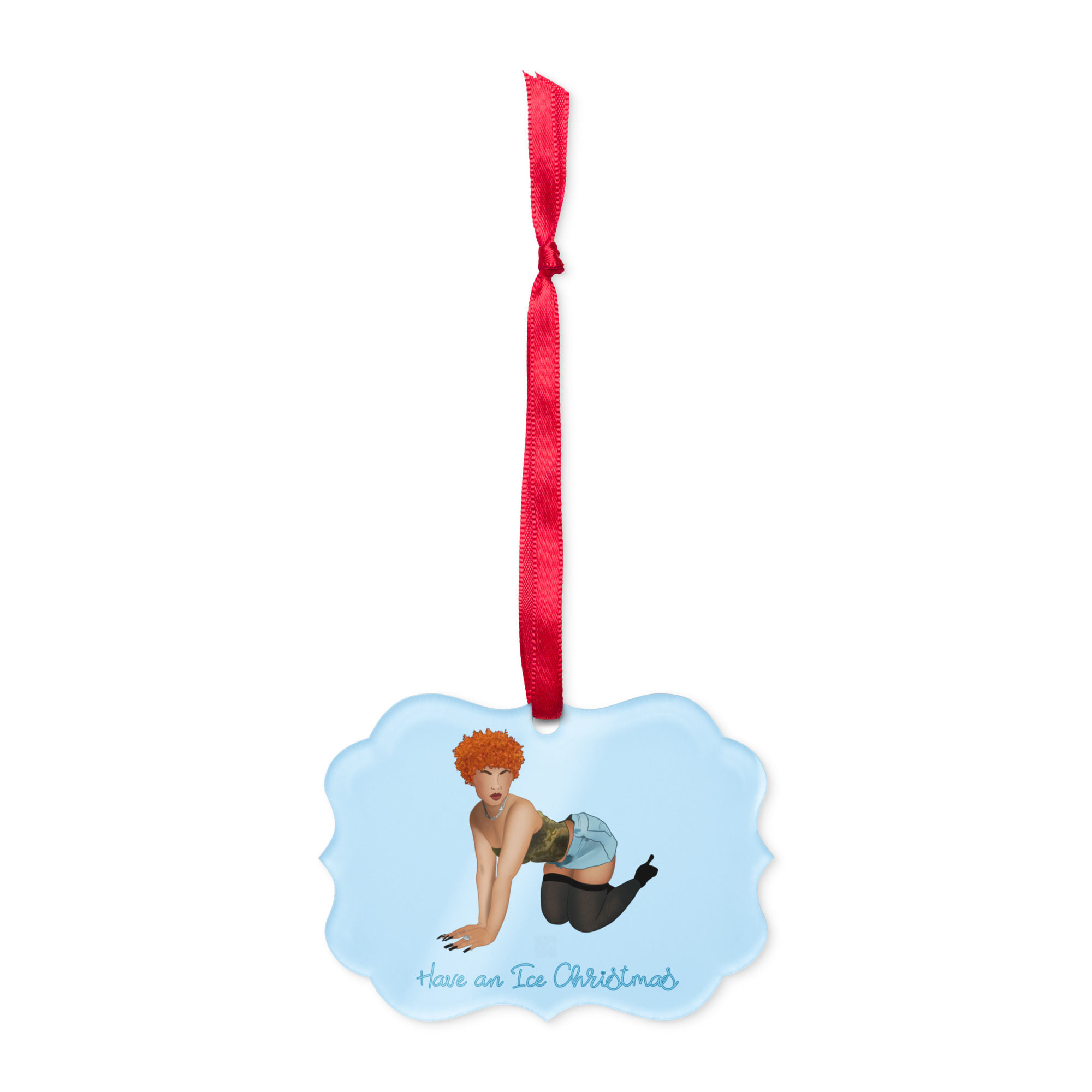 Have An Ice Christmas Acrylic ornament