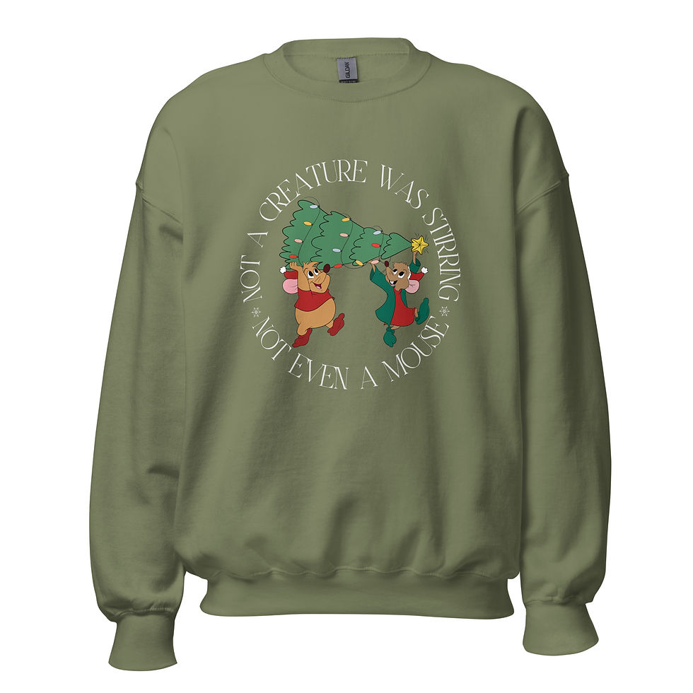 Thumbnail: Not Even A Mouse Unisex Crewneck Sweatshirt