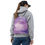 Thumbnail: Purple Abstract Drawstring bag