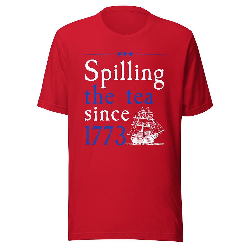 Thumbnail: Spilling The Tea Since 1773 Unisex T-shirt