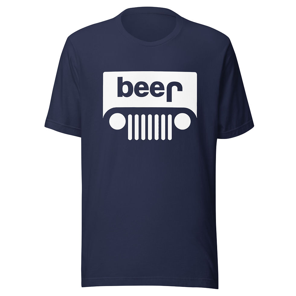 Thumbnail: Beer Vehicle Crossover Unisex T-shirt