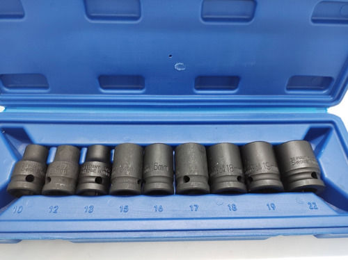 Miniatura: Jogo De Soquete De Impacto Curto 9 Peças ½