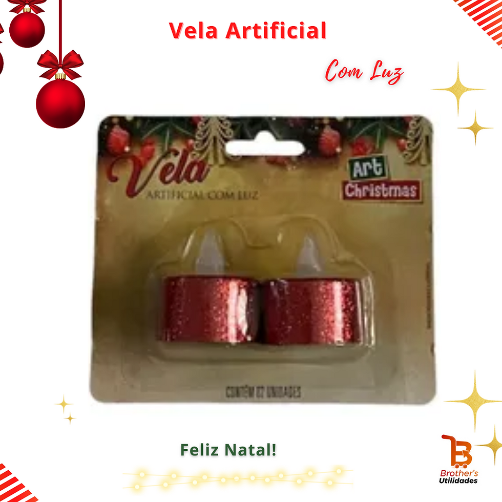 Miniatura: Mini Vela Artificial Luz Led 2