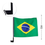 Miniatura: Bandeira Do Brasil Janela Do Carro Copa