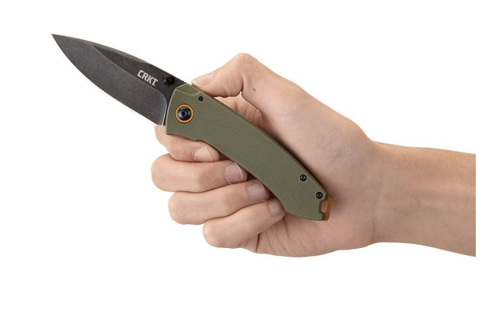 Thumbnail: CRKT TUNA FRAMELOCK GREEN IN HAND