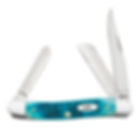 case caribean blue knife with three blades