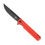 Thumbnail: cobratec streamline red knife with d2 blade