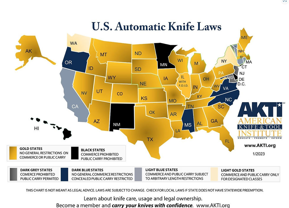 Automatic Knife Laws BeeFreeOutdoors