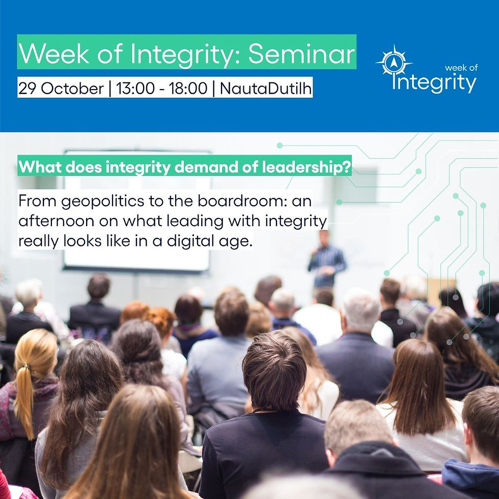 Week of Integrity 2026: Seminar