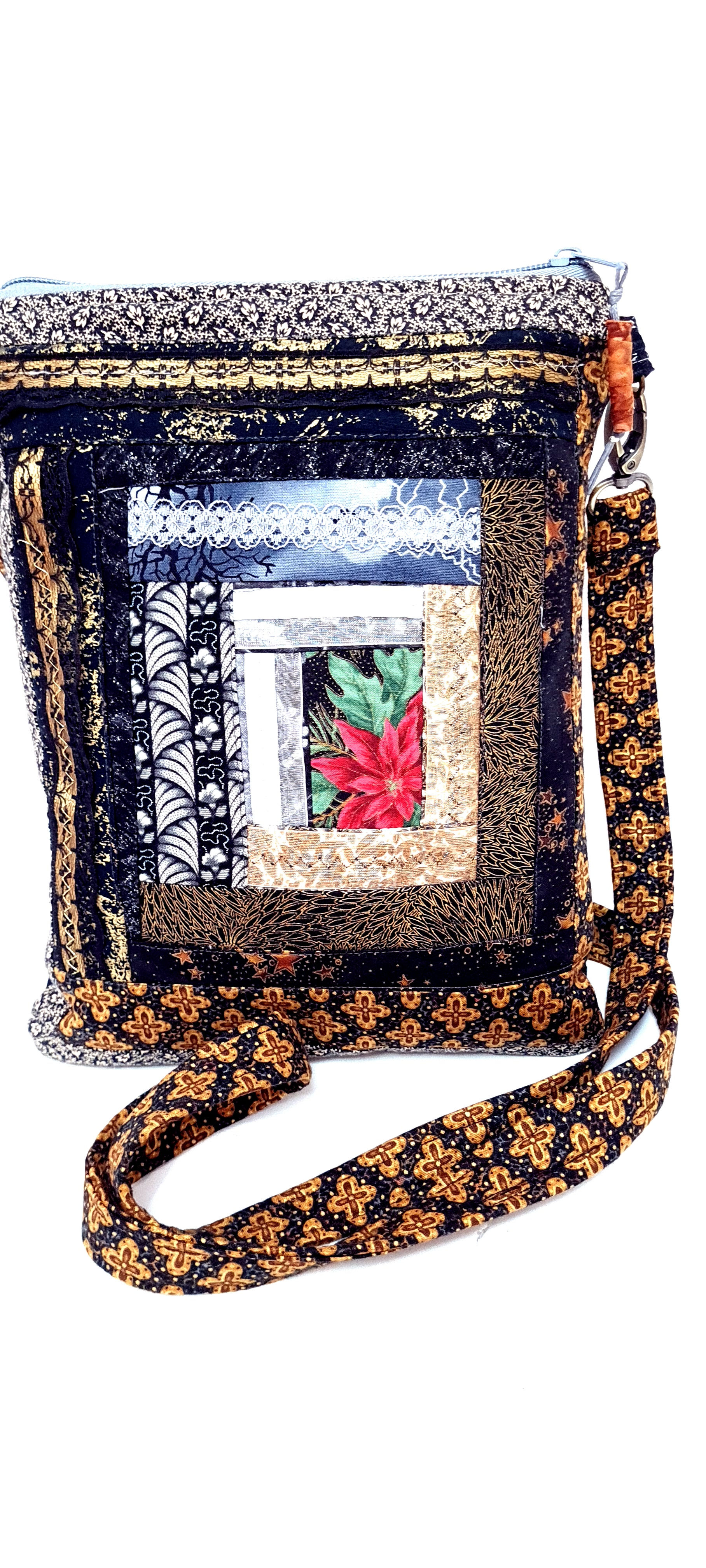 תיק צד-סידרה שחור אפור-6