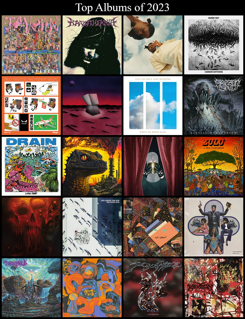 Top 20 Albums of 2023: A Year of Sufjan Stevens, Hardcore, and Death Metal