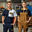 Thumbnail: Male and female industrial workers in navy, white, and brown uniforms, standing in a workshop.