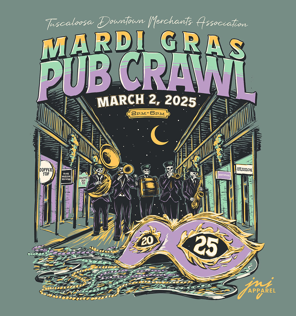 Mardi Gras Pub Crawl 2025