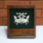 Sterling Silver Plaque with Hansa Puttuwa Entwined Swans Dienge Corporate Gifts