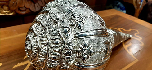 Sterling Silver Conch Shell handcrafted Dienge
