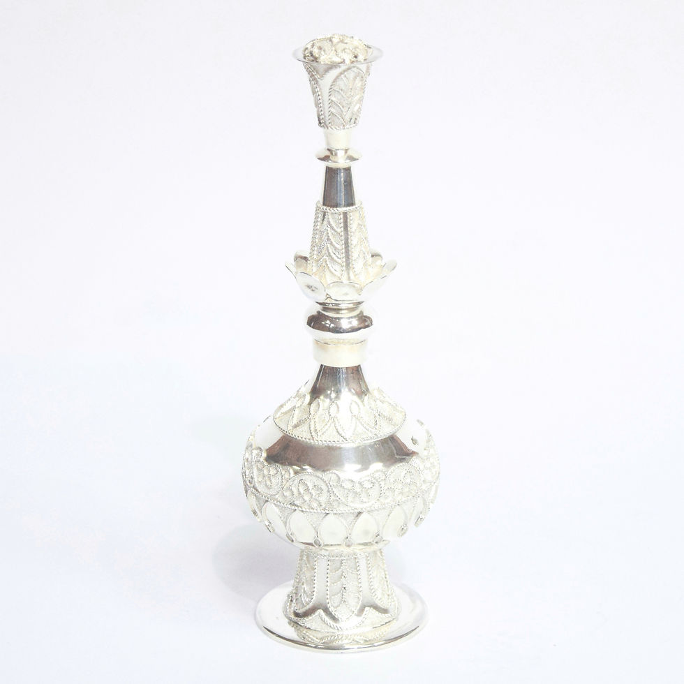 Hallmarked Sterling Silver Rosewater Sprinkler Ornament centrepiece Christian GIft Church Gift