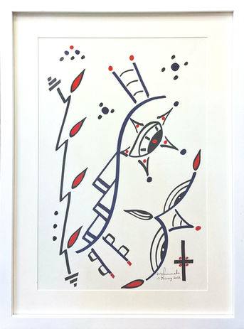 Dhammika Gunasekera Art - The Iginition of an Idea
