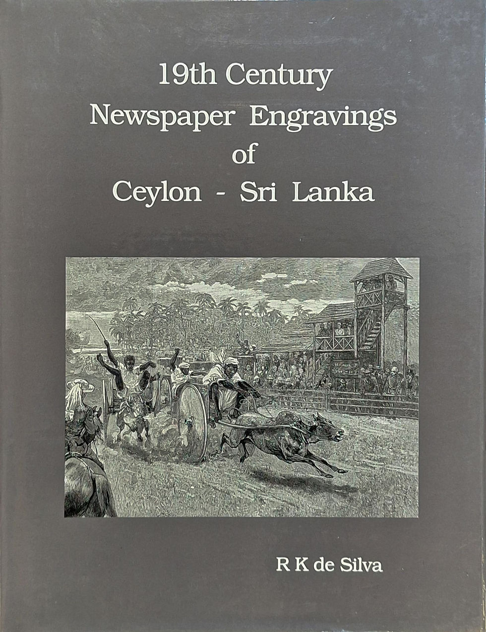 19th Century Newspaper Engravings of Ceylon - Sri Lanka by R. K. de Silva