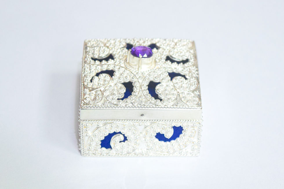 Thumbnail: Ring or Jewellery Box for wedding, anniversary or birthday gift Dienge Sri Lanka