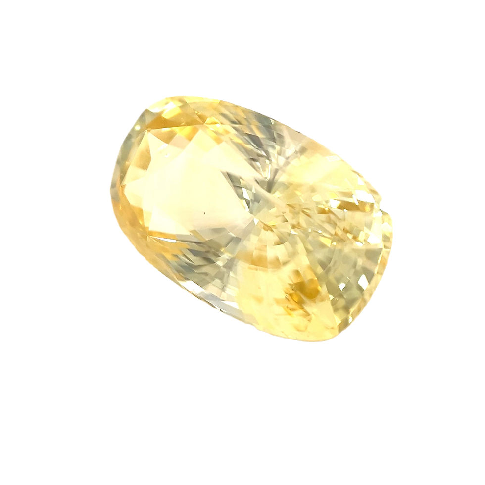 Thumbnail: Yellow Sapphire 10.90 cts. 15.7 x 10.0mm, cushion