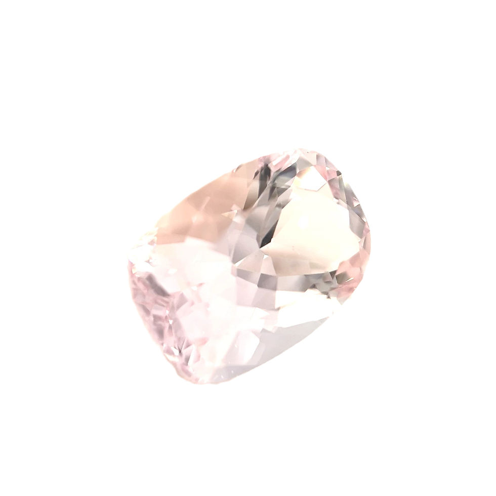 Thumbnail: Morganite 8.57 cts. 16.0 x 10.5mm, cushion