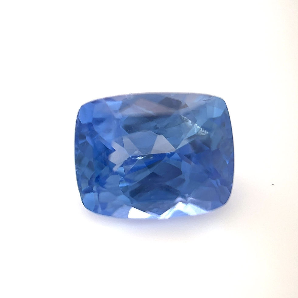 Thumbnail: Blue Sapphire 2.56 cts. 8.2 x 6.5mm, cushion