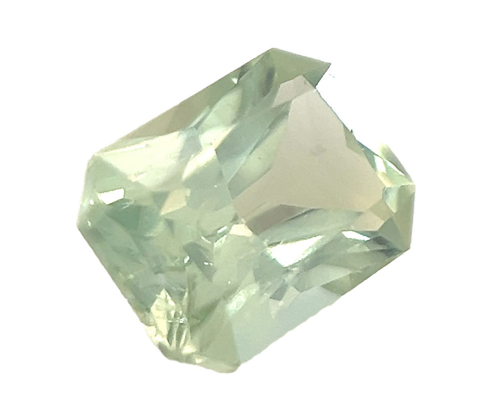 Thumbnail: Montana Green Sapphire 1.14 cts. 6.8 x 5.0mm, emerald