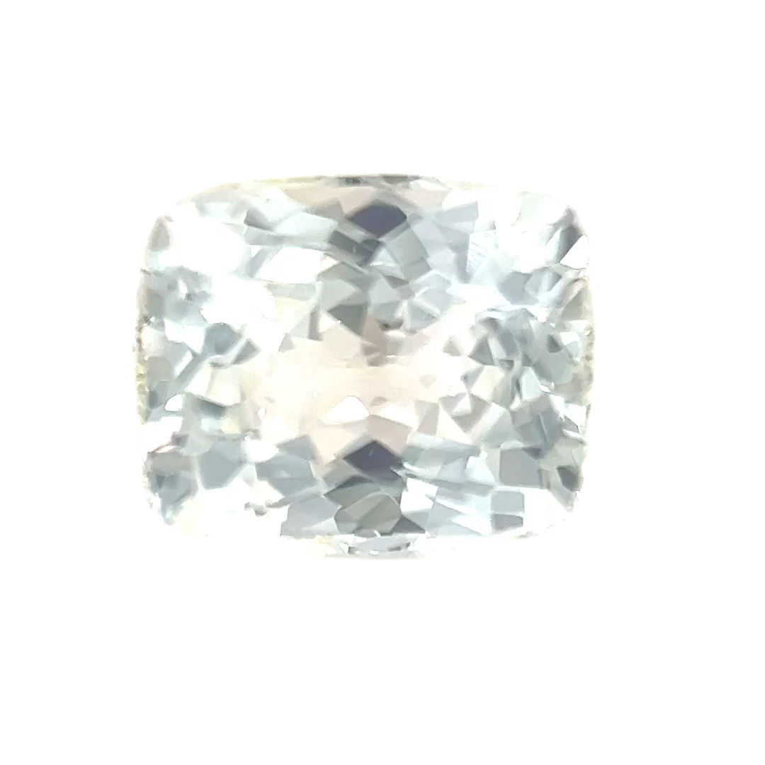 Icy Yellow Sapphire 2.19 cts. 8.0 x 6.6mm, cushion