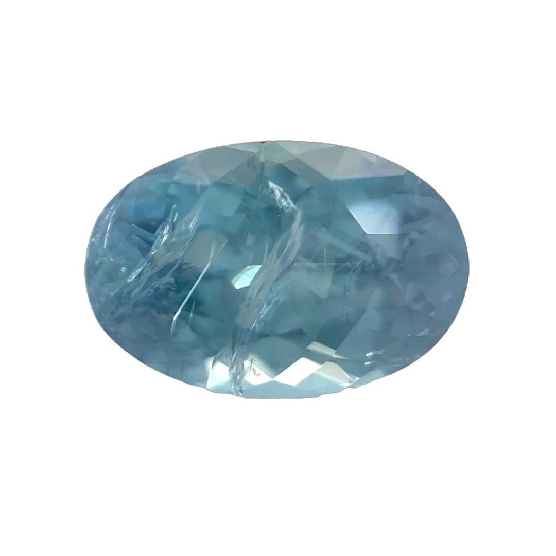 Teal Montana Sapphire 5.22 cts. 12.7 x 8.4mm, oval