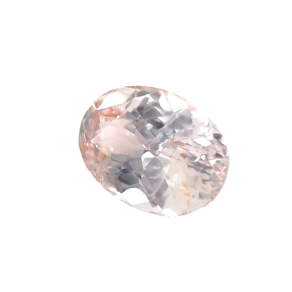Thumbnail: Peach/Pink Sapphire 3.60 cts. 11.0 x 7.7mm, oval